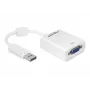 Adattatore cavo video DeLOCK 61766 0,125m VGA DisplayPort bianco