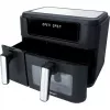 Friggitrice ad aria duale HF 9500 DUO (nero, 2.400 Watt, 2 cestelli 6 L + 3,5 L)