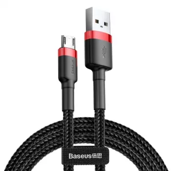 Cavo Micro-USB Baseus Cafule 1,5A 2 m (rosso e nero)
