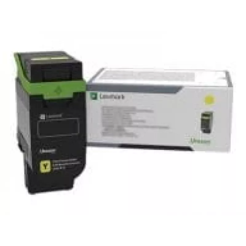 Lexmark - giallo - originale - scatola - cartuccia toner LCCP (75M0H40)