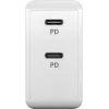 Goobay 61758 caricabatterie per dispositivi mobili bianco per interni (61758)