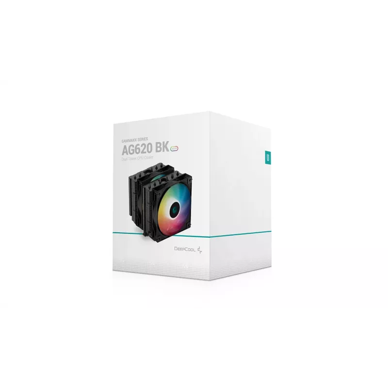 DeepCool AG620 BK ARGB dissipatore ad aria per processore 12 cm nero, bianco 1 pezzo