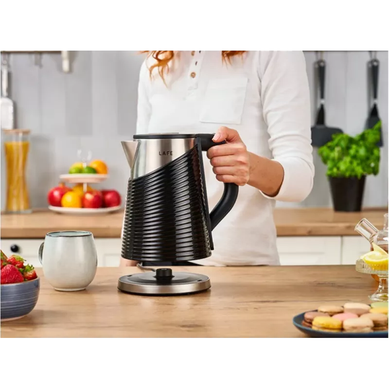 Bollitore elettrico LAFE 1,8 l 2200 W Elegant nero