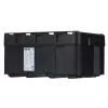 Cassetta per utensili KETER Stack'N'Roll (17210831/253380) con 3 organizer nero