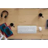 Logitech Signature MK650 for Business - set tastiera e mouse - wireless - 2,4 GHz, Bluetooth LE - QWERTZ - ceco - bianco crema