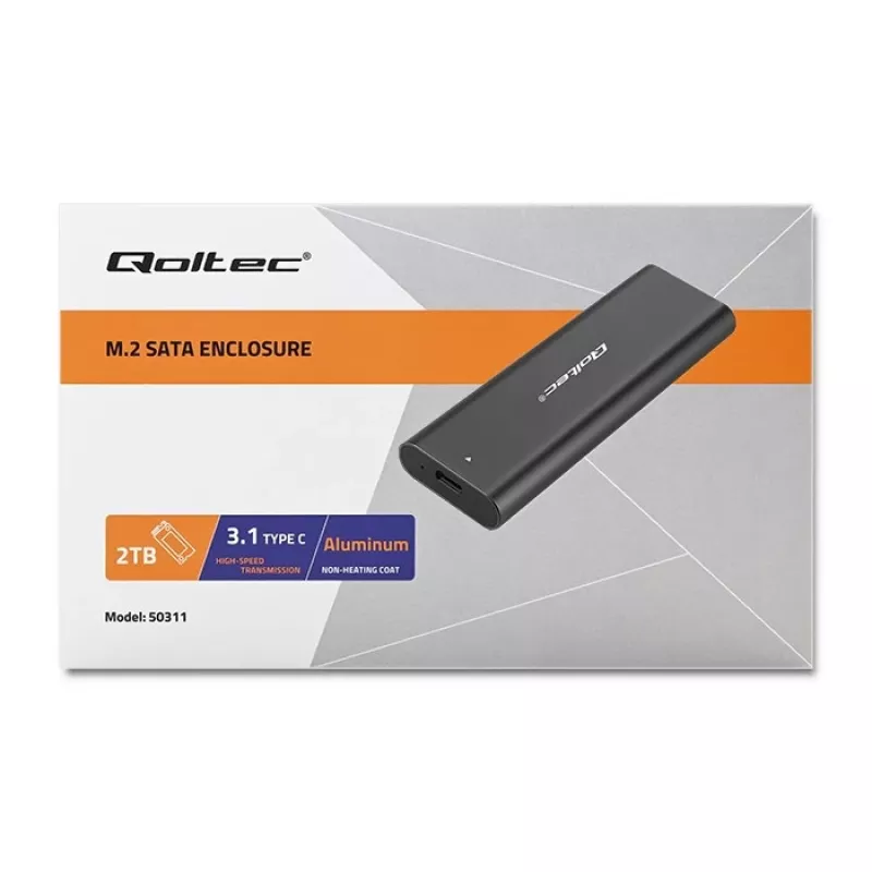 Case per dischi M.2 SATA SSD NGFF USB Type-C