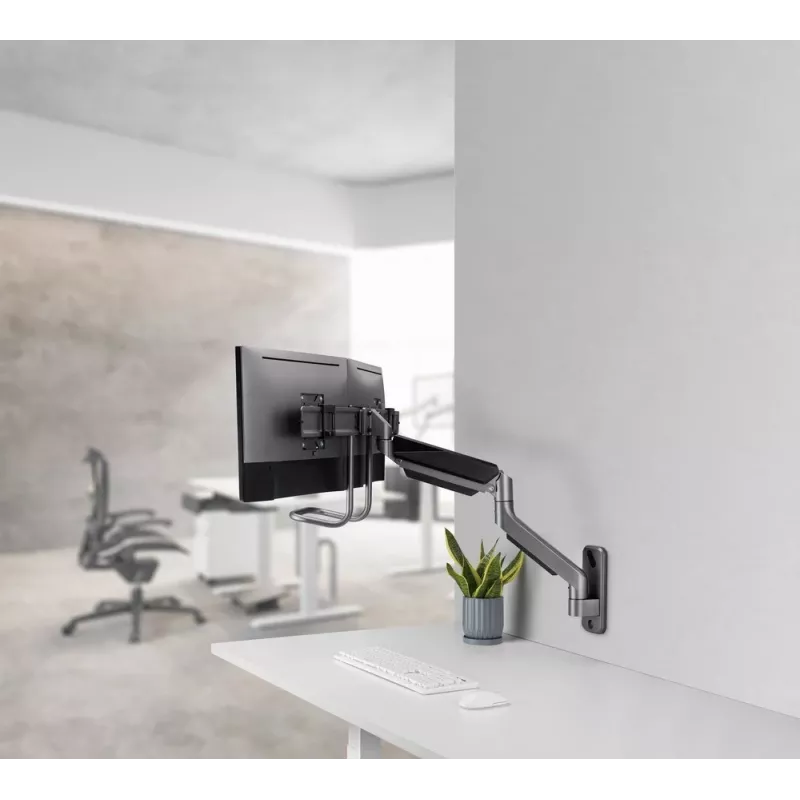 Gembird Supporto a parete regolabile per 2 display 17''-32'' fino a 8 kg MA-WA2-02