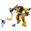 Set LEGO NINJAGO 71839 Mech da combattimento Spinjitzu di Arin, 213 pezzi, 2 minifigure, altezza 160 mm