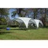 Gazebo Event Shelter, 4,5 x 4,5 m (grigio chiaro/grigio)