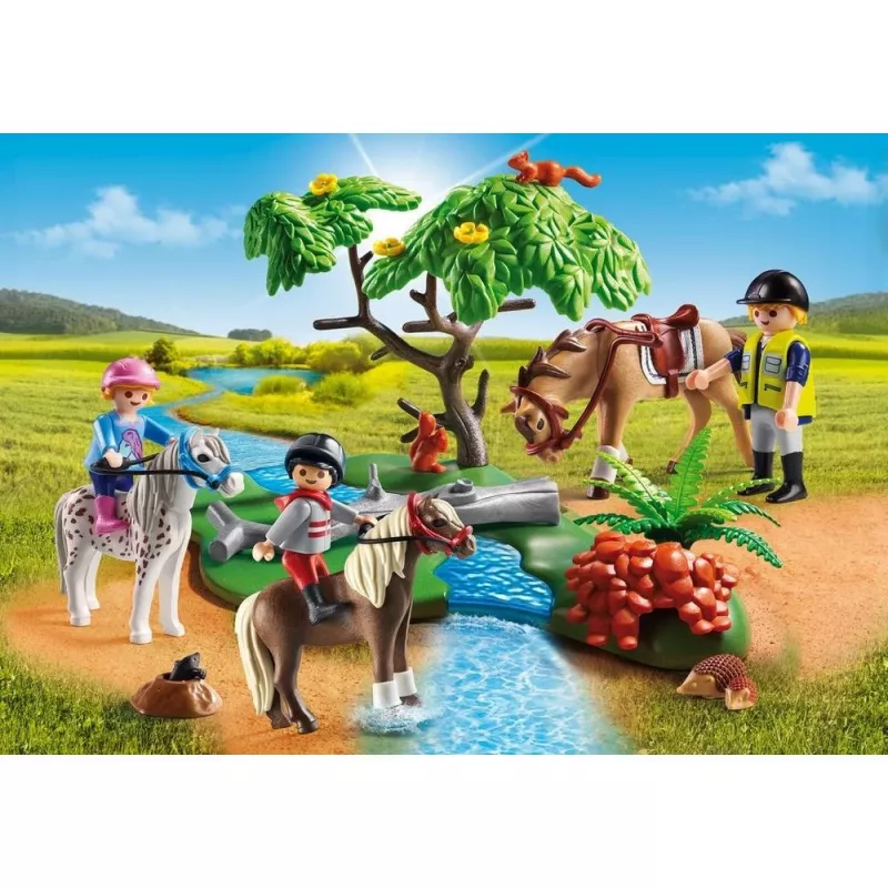 Playmobil Country Horseback Ride - animale - Country Horseback Ride - 4 anni - multicolore (5685)