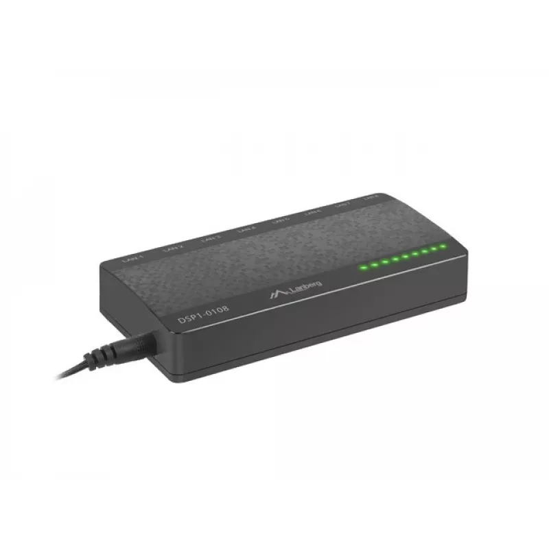 LANBERG DSP1-0108 switch Lanberg DSP1-0108 8 porte 100MB/S desktop