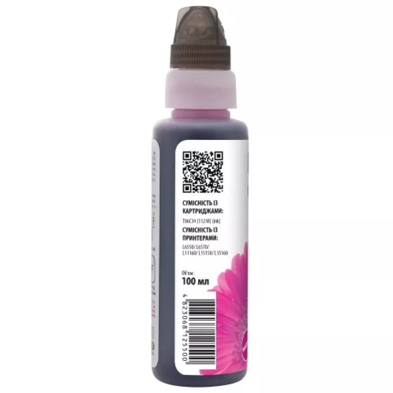 Flacone di ricarica inchiostro compatibile Barva Epson 113/112 (C13T06B340), magenta