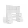Set scrivania KUBA + elemento di estensione, bianco