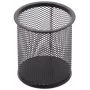 Astuccio portapenne Forpus, rotondo, nero, vuoto, metallo perforato 1005-014