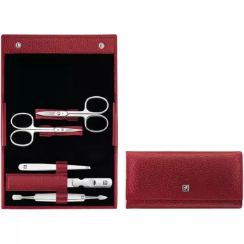 Set di strumenti per manicure e pedicure ZWILLING 97438-003-0 — 5 pezzi, custodia in pelle