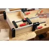 Bessey UniKlamp UK100 morsetto, lunghezza 1000 mm, sbalzo 80 mm, nero/rosso