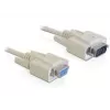 Cavo seriale DeLOCK RS-232 1m beige DB-9 82984