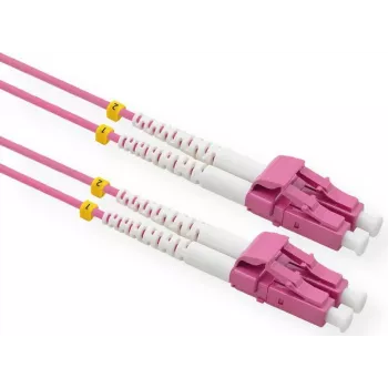 VALUE - cavo patch - LC multimodale (M) a LC multimodale (M) - 3 m - fibra ottica - 50/125 micrometri - OM3 - senza alogeni - viola (21.99.8833)
