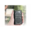 Radio portatile Muse M-03 R con sintonia FM-PLL, display LCD, antenna esterna, nero