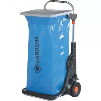 Gardena 232-20 Garden Mobile carrello per rifiuti da giardino con supporto sacco, coperchio e sacco