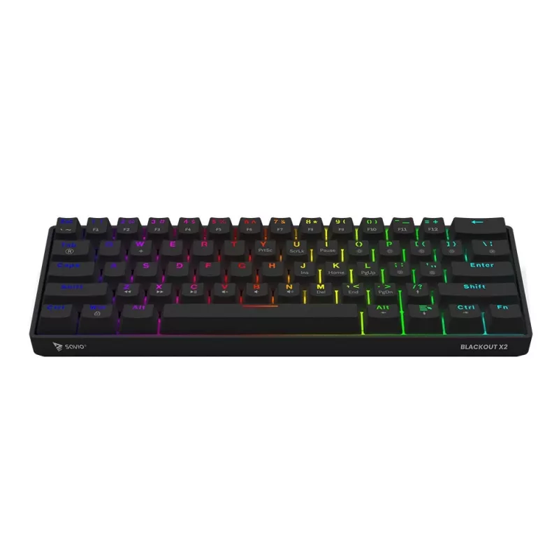SAVIO BLACKOUT X2 tastiera meccanica OUTEMU Red, Hot Swap