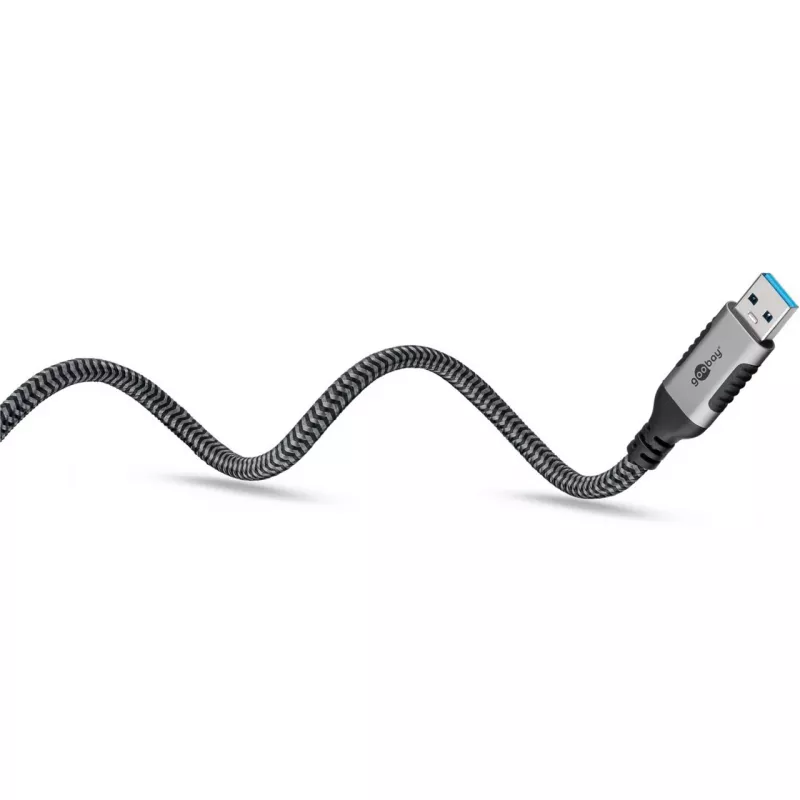 Goobay 70693 cavo USB-A a RJ45 Ethernet CAT 6 per connessione internet cablata stabile con router/modem/switch di rete/sostituisce adattatore USB a RJ45 / 1