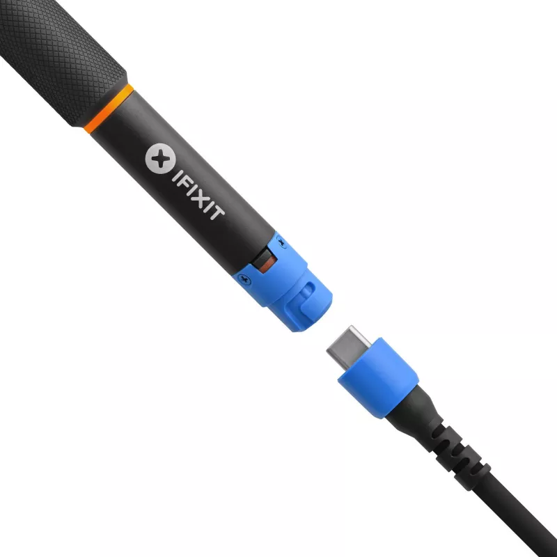 Fixhub Power Series saldatore intelligente (nero/blu, 100 Watt, USB-C)
