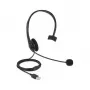 Cuffia DeLOCK USB mono con regolazione del volume