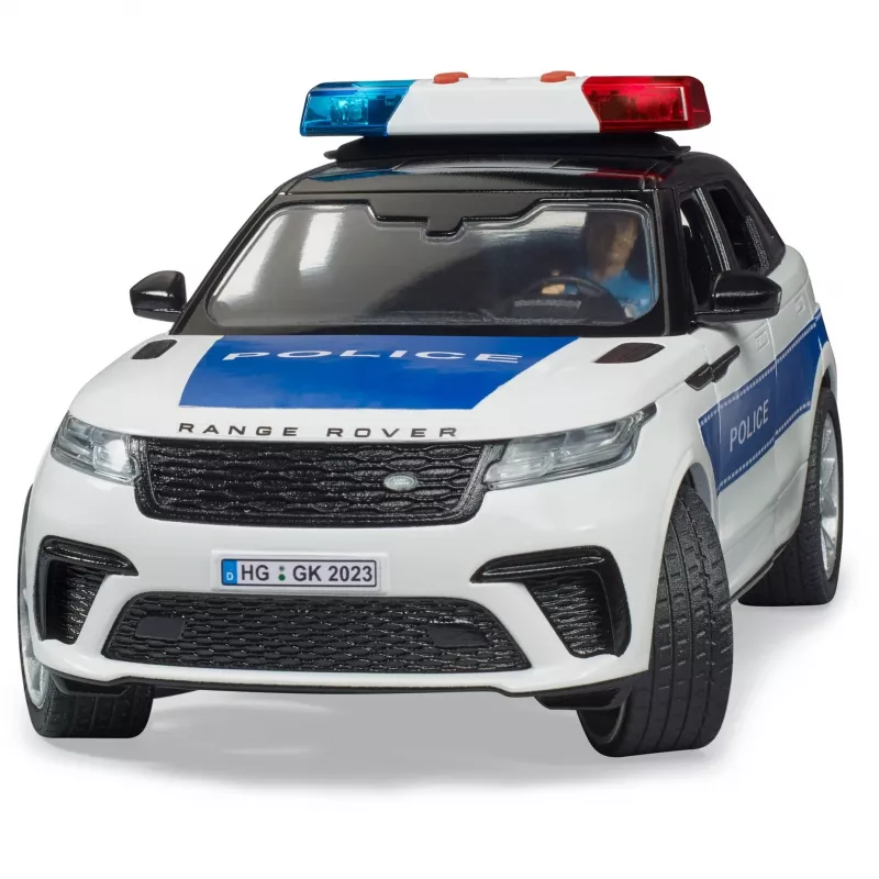 Veicolo Range Rover Velar Polizia con figura