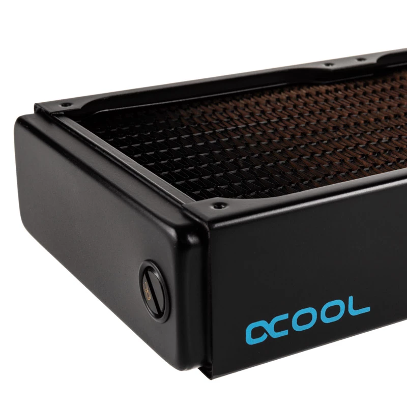Alphacool NexXxoS V.2 XT45 Full Copper Radiatore - 480mm, nero