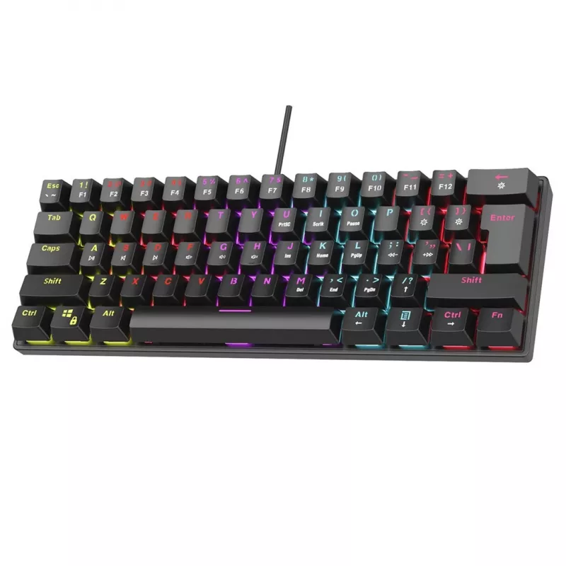 Tastiera meccanica RAMPAGE PLOWER K60 con switch blue e retroilluminazione RGB