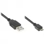 Good Connections - Cavo di connessione USB - USB 2.0 Type-A (M) -> Micro-USB 2.0 Type-B (M) - 1 m - nero (2510-MB01)