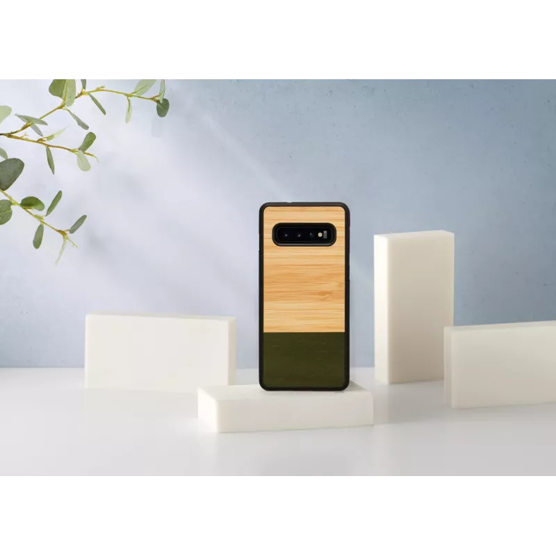 Custodia per smartphone man and wood per Galaxy S10 — Bamboo Forest nero
