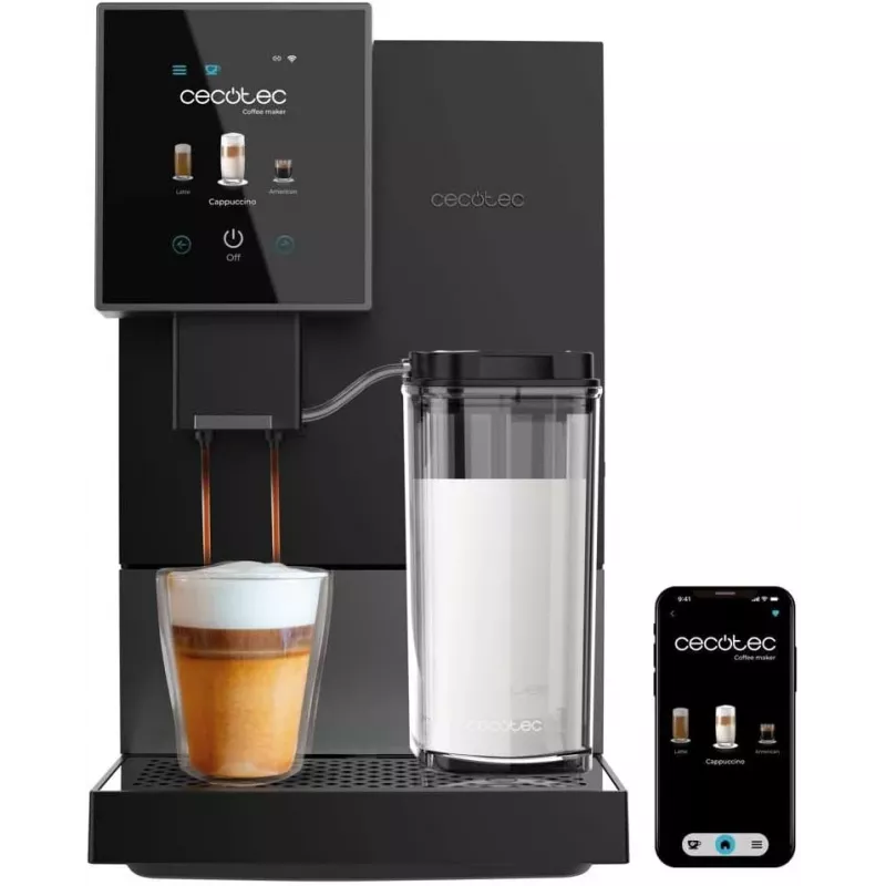 Macchina per espresso CECOTEC Cremmaet Compactccino Connected 1460W nero