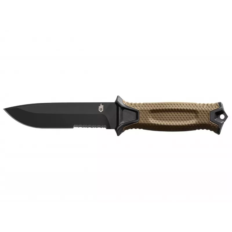 Coltello da sopravvivenza GERBER Strongarm Fixed Serrated Coyote