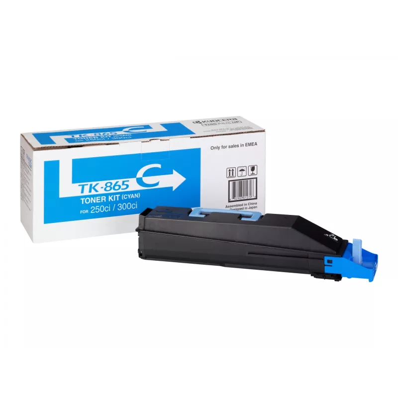 Cartuccia toner KYOCERA TK-865C 1 pz. originale ciano