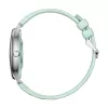 Smartwatch Colmi L28 – cassa argento-verde con cinturino in pelle verde