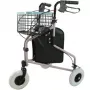 REHA FUND RF-611 Barcelona deambulatore ergonomico a tre ruote, grigio