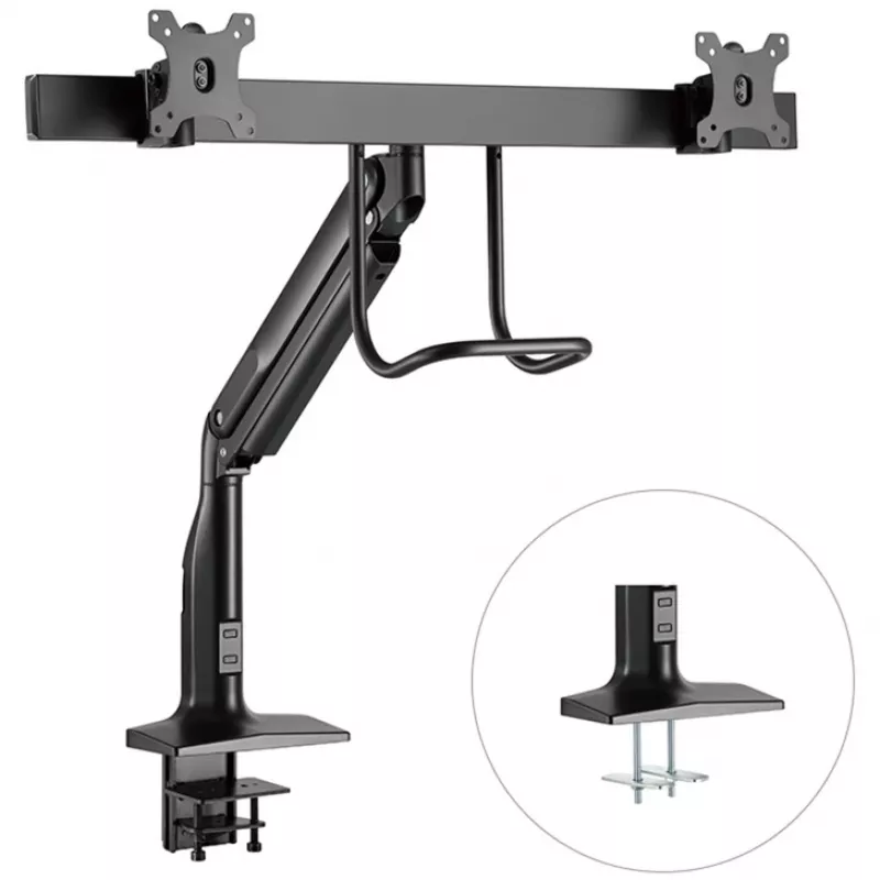 Supporto monitor Hagor 8703 32 pollici scrivania nero