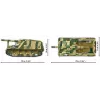 Set da costruzione Cobi Panzerhaubitze Hummel 1118 pezzi kit di montaggio