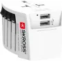 SKROSS MUV USB Adattatore universale da viaggio adattatore di corrente 2x USB