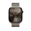Cinturino Apple 46mm Milanese Loop natural M/L titanio