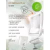Specchio da bagno Camry CR 2169 LED 16,3 cm bianco — specchio da parete illuminato