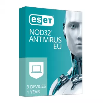 ESET NOD32 Antivirus – 3 dispositivi, 1 anno, ESD EU