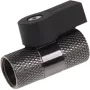 Alphacool valvola a sfera a 2 vie G1/4 - nero nichel (17354)