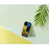 Custodia iKins per Apple iPhone 12 / 12 Pro – nero, design Café Terrace