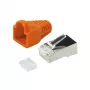 Connettore CAT.6 RJ45 100 pezzi, arancione