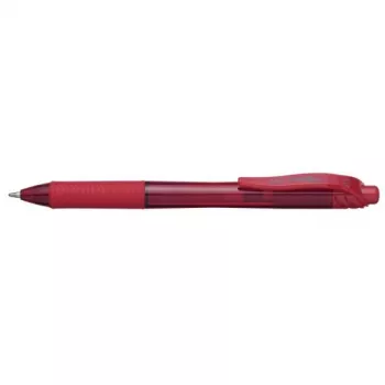 Penna a sfera retrattile con clip Pentel Energel X 1.0 rosso