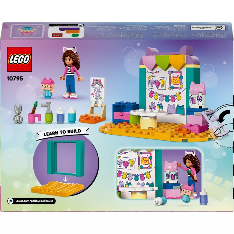 LEGO GABBY'S DOLLHOUSE 10795 lavoretti con Baby Box