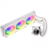 KRUX HydroGlance 360 ARGB dissipatore a liquido AIO con LCD, 360 mm, bianco